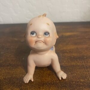 Vintage Kewpie Porcelain Bisque Doll 3"